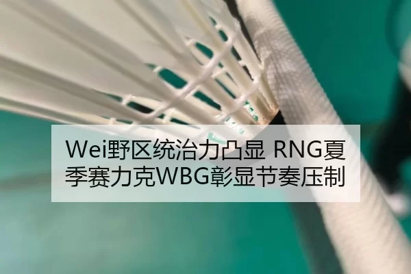 Wei野区统治力凸显 RNG夏季赛力克WBG彰显节奏压制